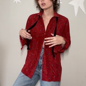 Star and moon blouse